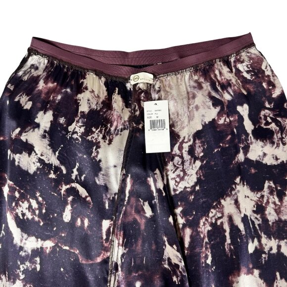 NWT AG Adriano Goldschmied Y2K Silk Maxi Skirt Sz M Brown Fairy Grunge Boho - Picture 7 of 13